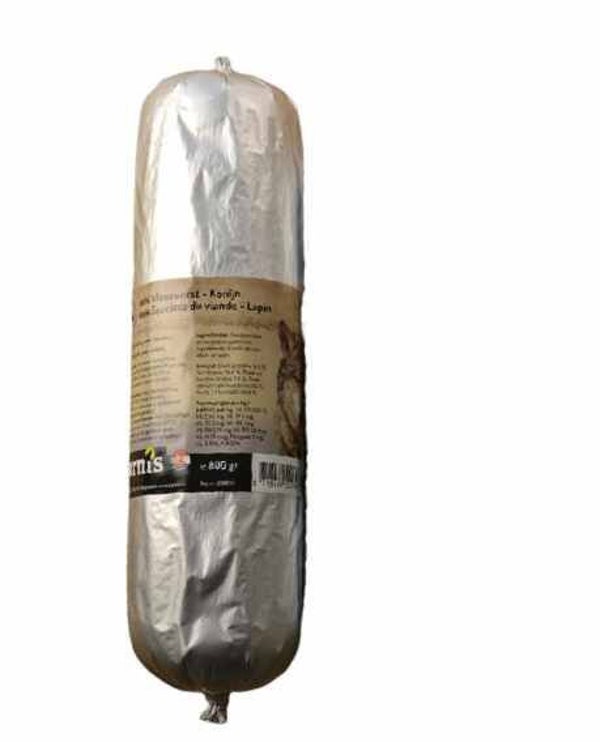 Carnis Gestoomde Worst Konijn 24x400gram