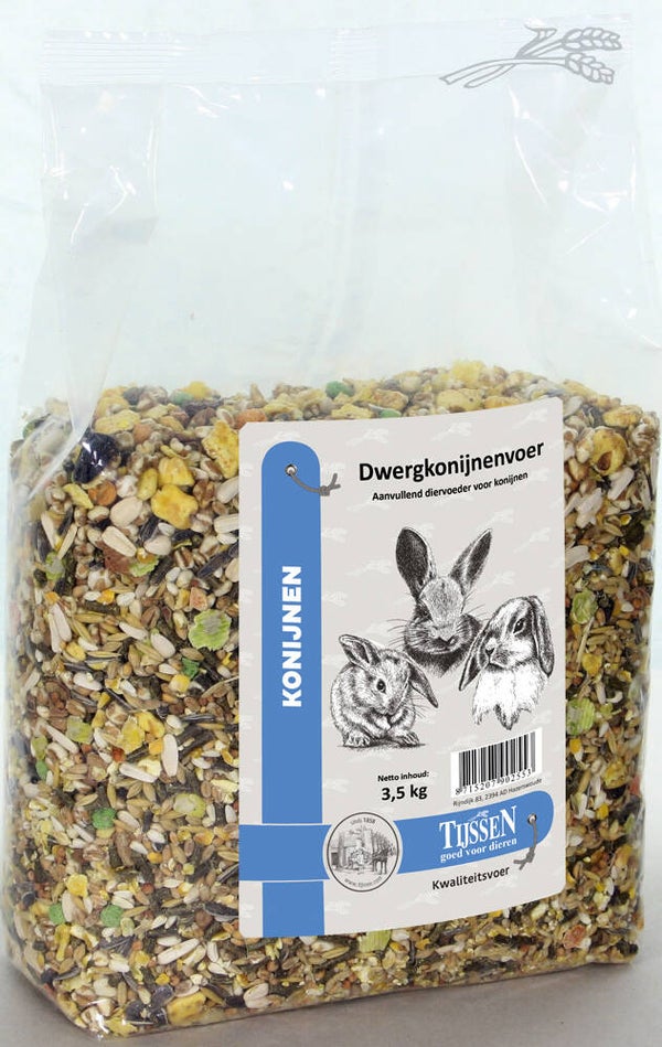 Tijssen Dwergkonijnenvoer 3,5kg