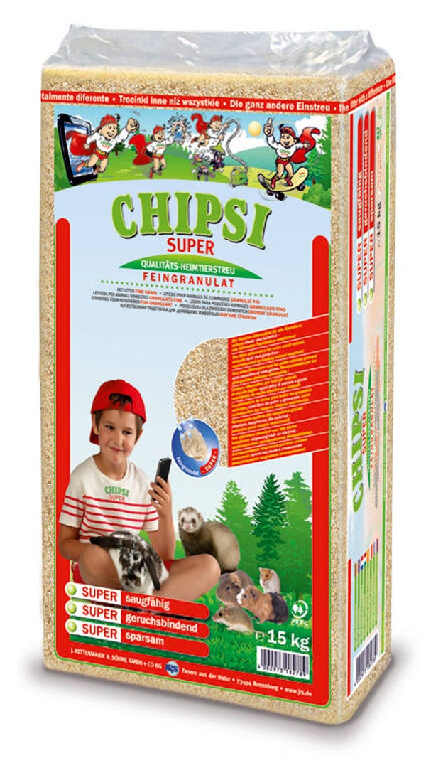 Chipsi Houtvezel Super Granulaat 15kg