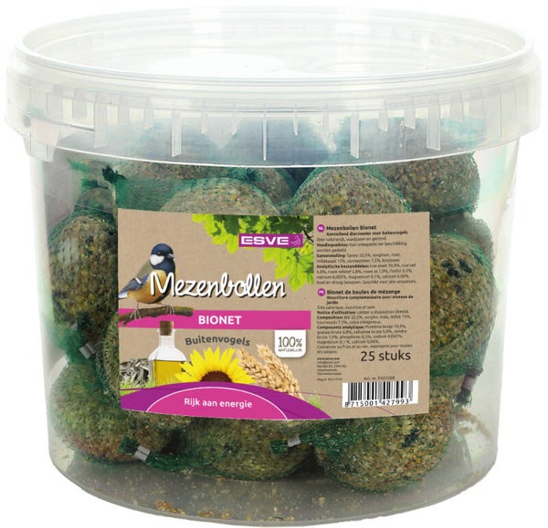 Esve Mezenbollen BioNet Emmer 25stuks