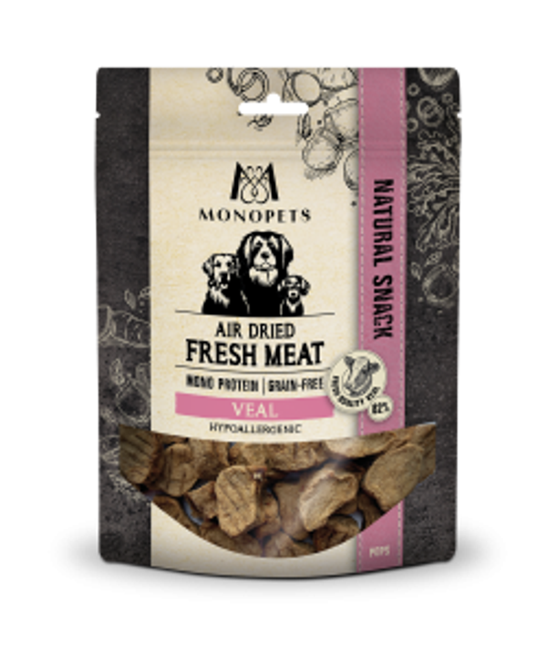 Monopets air dried snacks pops veal 100gram