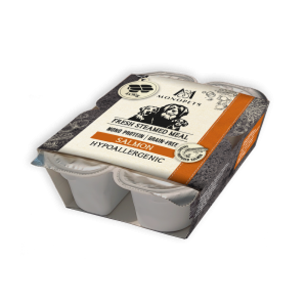 Monopets Fresh Fish steamed salmon 5x4x90gram