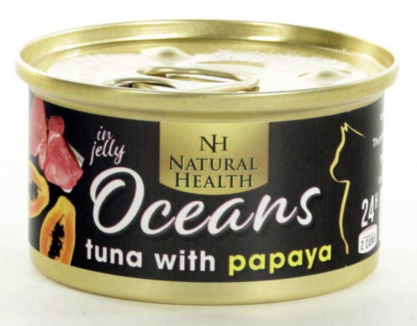 Natural Health Cat Oceans Tuna & Papaya 24x85gram
