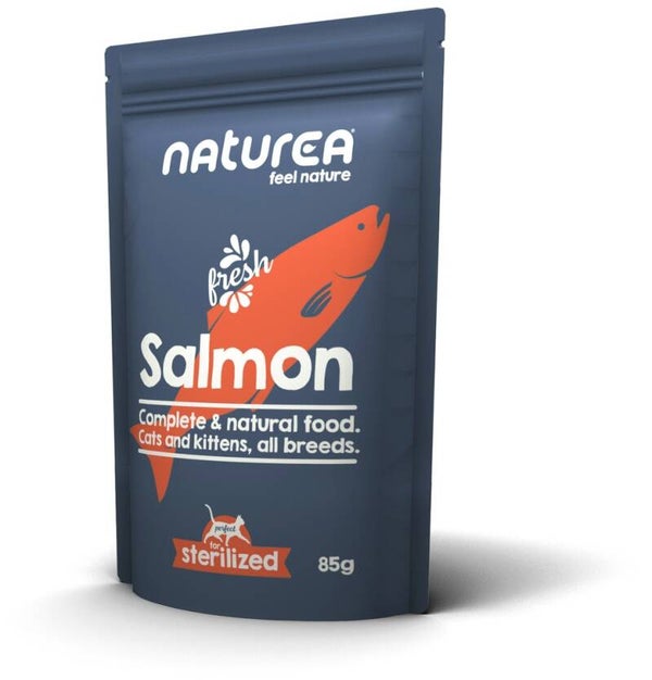 Naturea Cat Wet Food Salmon 12x85gram