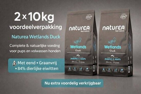 Naturea Ethos Duck 2x10kg Voordeelverpakking