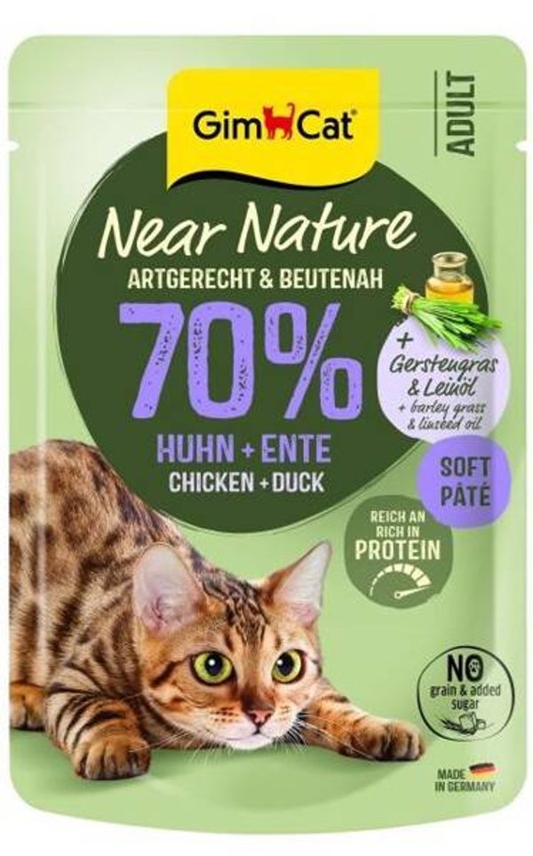 Gimcat Near Nature Kip|Eend 16x85gram