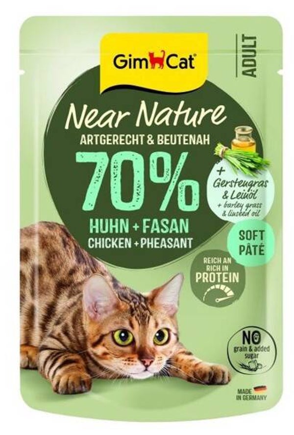 Gimcat Near Nature Kip|Fazant 16x85gram