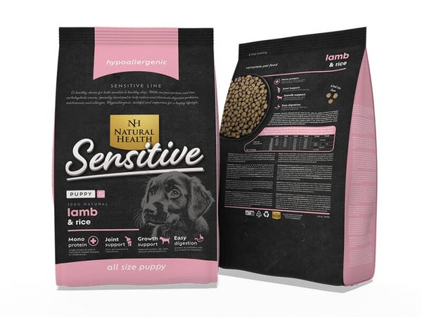 Natural Health Dog Lamb & Rice Puppy 2kg