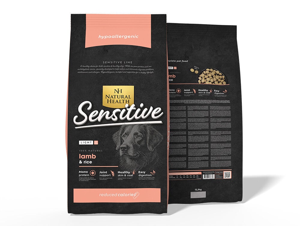 Natural Health Dog Lamb & Rice Reduced 12,5kg