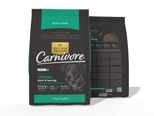 Natural Health Dog Carnivore Small Bite 10kg