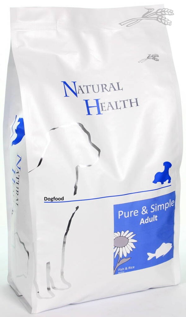 Natural Health Dog Fish & Rice 2,5kg