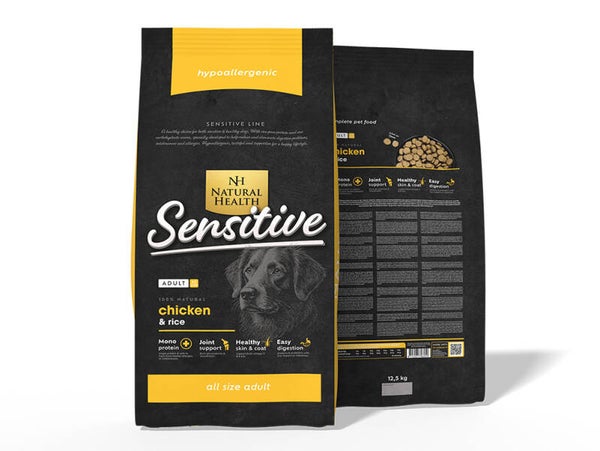 Natural Health Dog Chicken & Rice 12,5kg