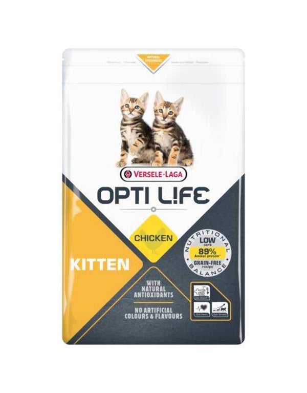 Opti Life Cat Kitten Kip 2,5kg