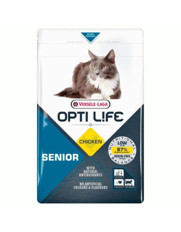 Opti Life Cat Senior Kip 2,5kg