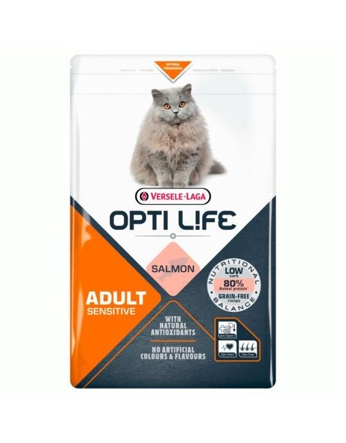 Opti Life Cat Sensitive Zalm 7,5kg