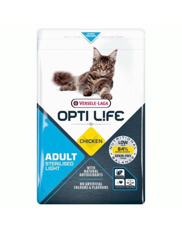 Opti Life Cat Sterilised/Light Kip 7,5kg