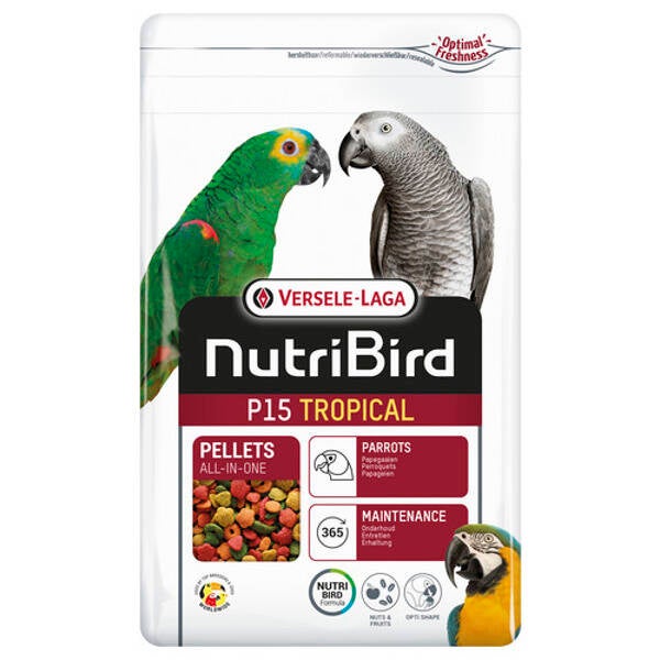 Nutribird P15 Tropical papegaai 1kg