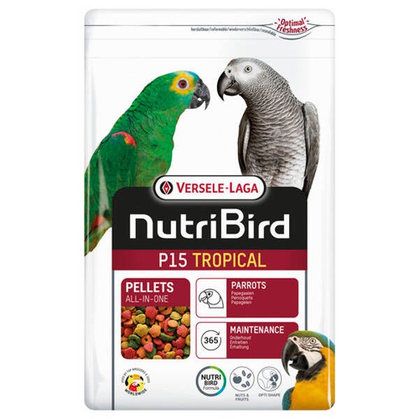 Nutribird P15 Tropical papegaai 3kg
