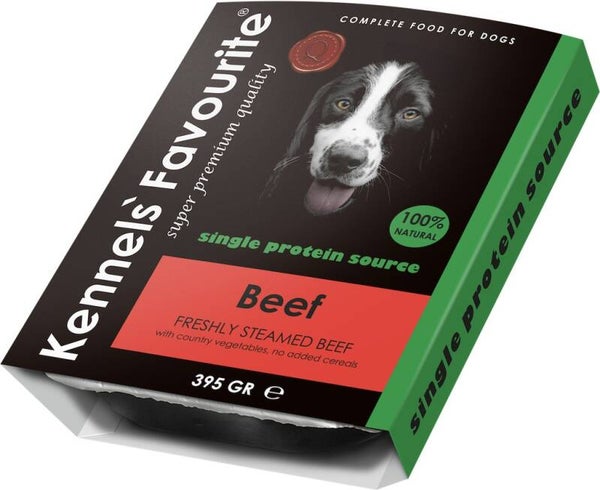 Kennels Favourite Steamed Beef 10x395gram