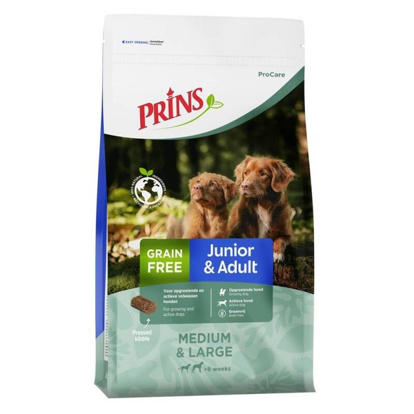 Prins ProCare grainfree junior & adult 20kg