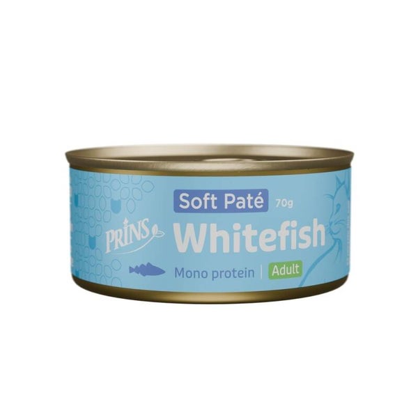 Prins Cat Wet food Whitefish Soft Paté 24x70gram