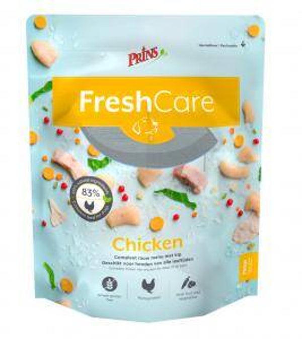 Prins FreshCare dog schijfjes chicken 8x750gram