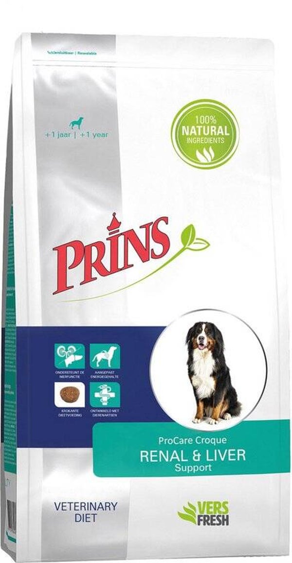 Prins ProCare Diet Croque Renal&Liver Support 10kg