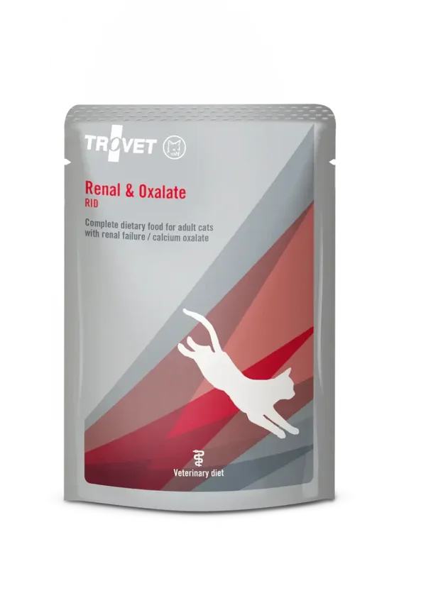 Trovet Renal & Oxalate Chicken cat Pouch 12x85gram