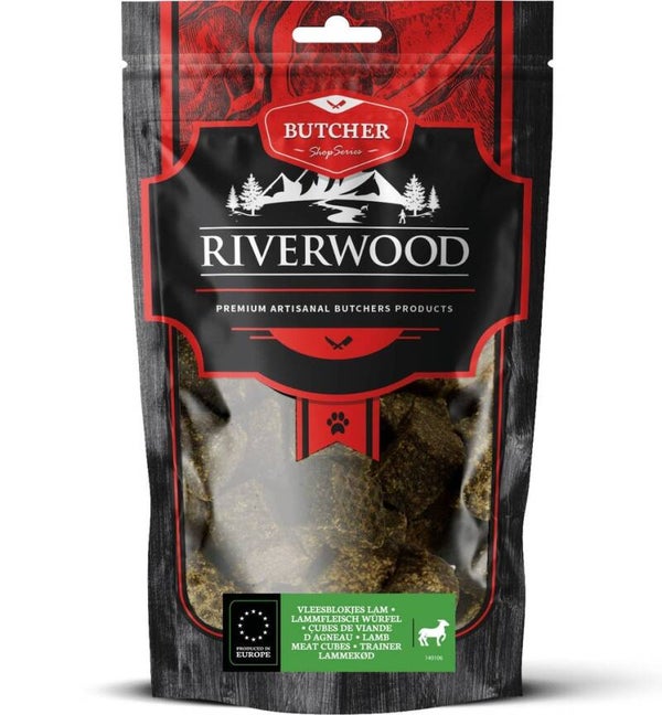 Riverwood Butcher Vleesbrokjes Lam 6x150gram