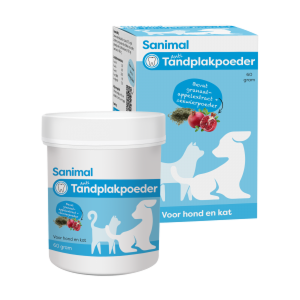Sanimal anti-tandplakpoeder 60gram