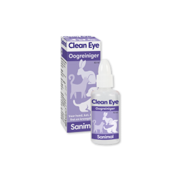 Sanimal clean eye oogreiniger hond/kat 30ml