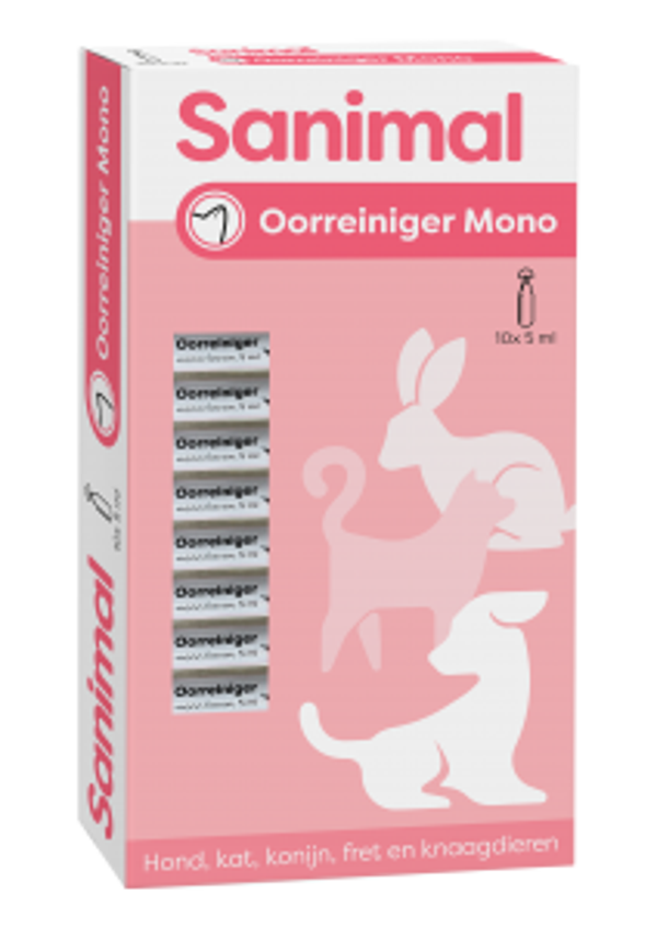 Sanimal oorreiniger mono 10x5ml