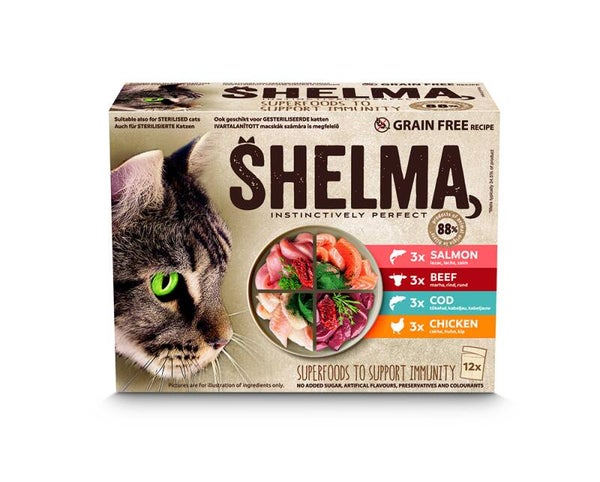 Shelma Pouch Fillets Fish Selection  12x85gram