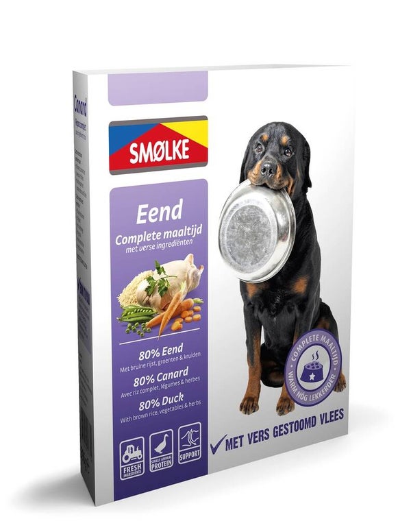 Smolke Vers Gestoomd Eend 10x395gram