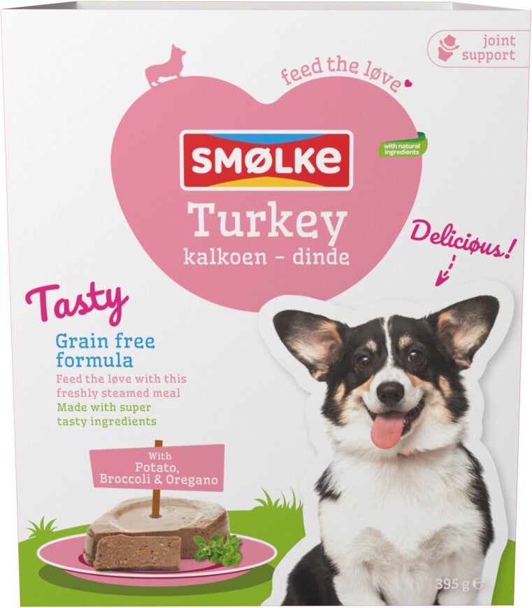 Smolke Vers Gestoomd Kalkoen 10x395gram
