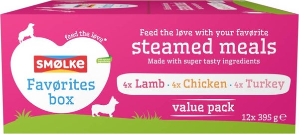 Smolke Vers Gestoomd Favorites Box 12x395gram