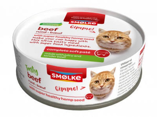 Smolke Soft Paté Kat Rund 24x80gram