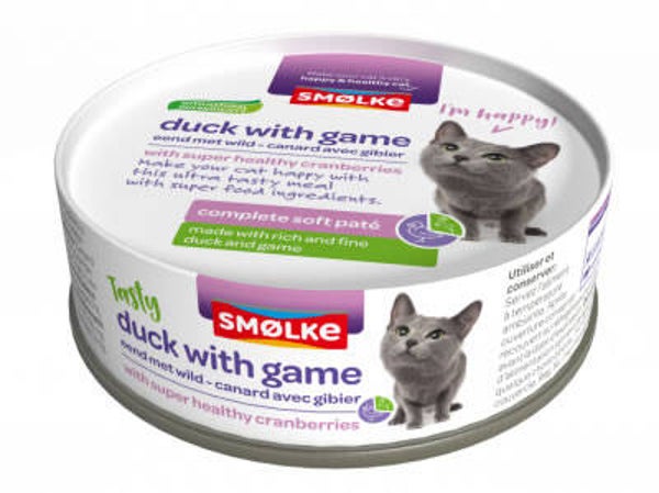 Smolke Soft Paté Kat Eend 24x80gram