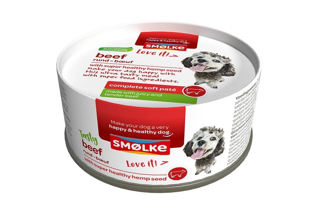 Smolke Soft Paté Hond Rund 24x125gram