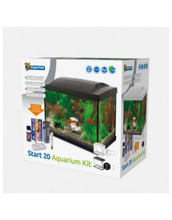 SuperFish Aquarium Start 20 Kit Zwart