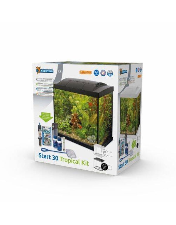 SuperFish aquarium Tropical Kit 30 Zwart