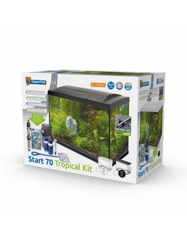 SuperFish aquarium Tropical Kit 70 Zwart