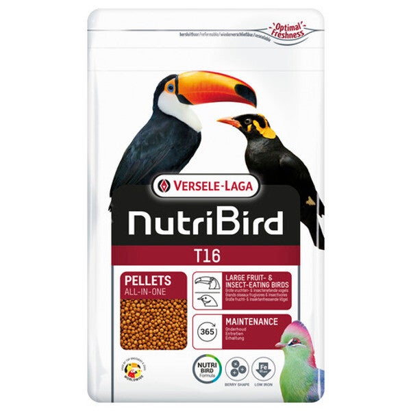 Nutribird T16 toekan onderhoudsvoer 2x700gram
