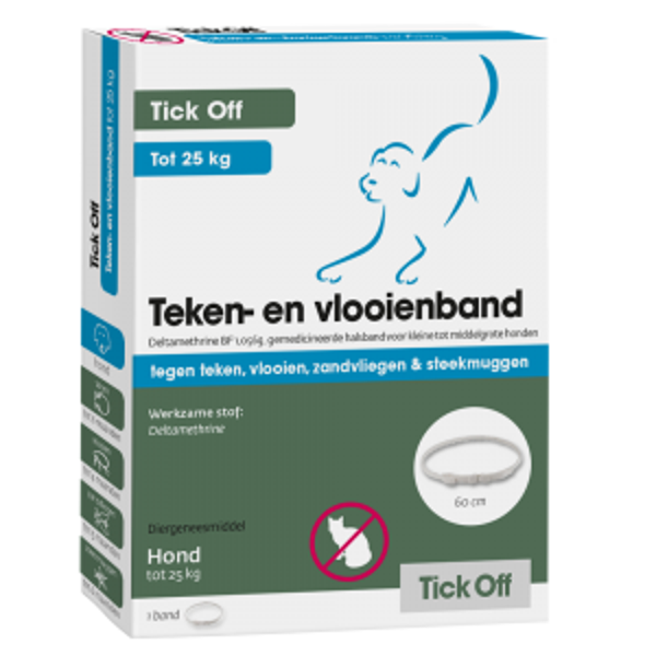 Tick Off vlooien-&tekenband tot 25kg