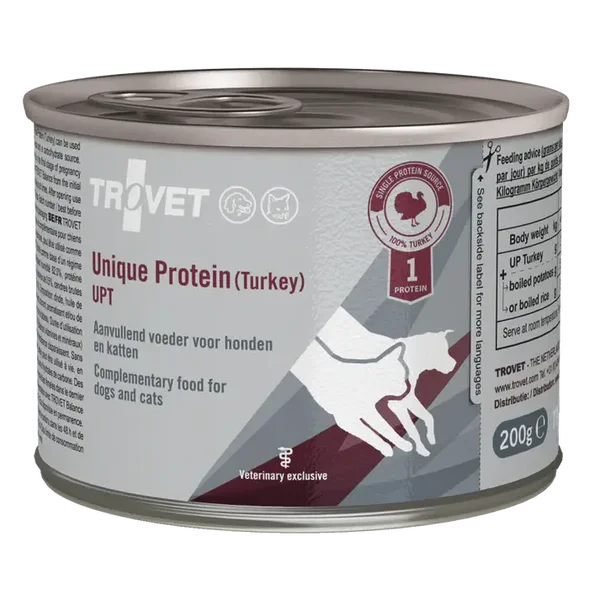 Trovet Unique Protein (Turkey) dog-cat UPT 2x200gram
