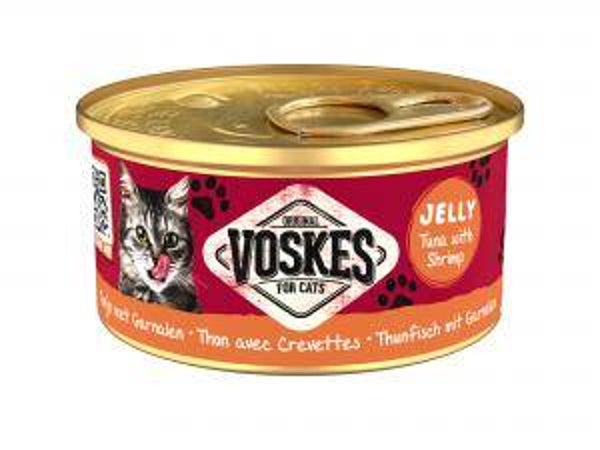 Voskes gelei tonijn&garnalen 24x85gram
