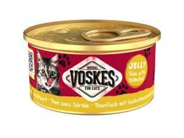 Voskes gelei tonijn&geelstaart 24x85gram