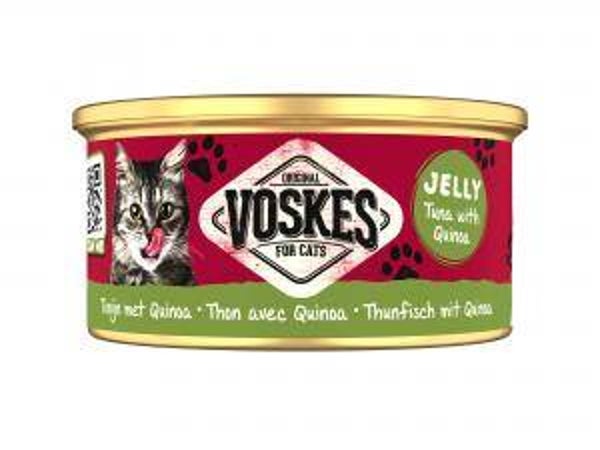 Voskes gelei tonijn&quinoa 24x85gram
