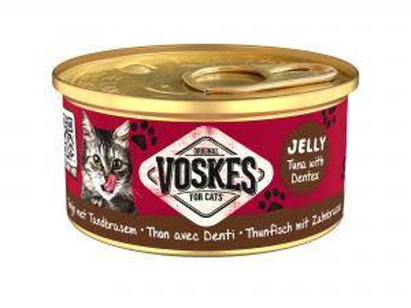 Voskes gelei tonijn&tandbrasem 24x85gram