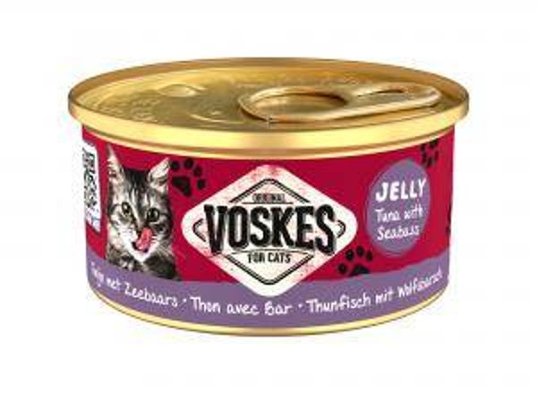 Voskes gelei tonijn&zeebaars 24x85gram